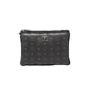 MCM Visetos Clutch Bag  Leather Clutch Bag in Good condition