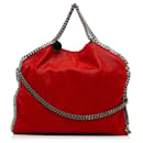 Stella McCartney Red Falabella Fold-Over Satchel - Stella Mc Cartney