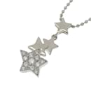 [Luxo] 18k Colar de pingente de estrela de diamante dourado colar de metal em excelente estado - & Other Stories