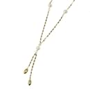 [Luxus] 18k Gold Perlen-Tropfen-Anhänger Halskette Metallhalskette in ausgezeichnetem Zustand - & Other Stories