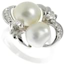 Platinum Baroque Diamond Pearl Ring - & Other Stories