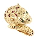 [Luxus] 18k Gold Panther Ring Metallring in ausgezeichnetem Zustand - & Other Stories