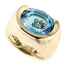 [LuxUness] 18k Gold Topaz Ring Metal Ring in Excellent condition - & Other Stories