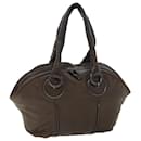 BOTTEGAVENETA Shoulder Bag Leather Brown Auth ep1865 - Autre Marque