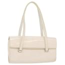 BURBERRY Hand Bag Patent leather White Auth 54504 - Burberry