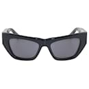 Black BV1177S  Square Frame Sunglasses - Bottega Veneta