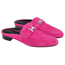 Pink Mules Loafers - Hermès