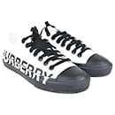 Black/White Wo Larkhall Logo Sneaker - Burberry