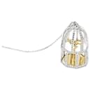 Diamond Birdcage Pendant Necklace - Swarovski