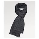 LV Monogram scarf dark grey - Louis Vuitton