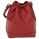LOUIS VUITTON Epi Noe Shoulder Bag Red M44007 LV Auth bs8629 - Louis Vuitton