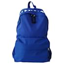 Balenciaga Wheel backpack in blue nylon