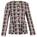Gucci Tartan-Jacke aus mehrfarbigem Baumwoll-Tweed