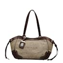 Bolso de hombro con logo Prada Canapa Bolso de hombro de lona BR3419 en buenas condiciones