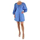 Blue tomato and spring onion printed dress - size US 8 - Staud