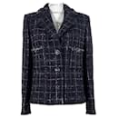 2021 Nueva chaqueta de tweed negra - Chanel