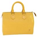 Louis Vuitton Epi Speedy 25 Hand Bag Tassili Yellow M43019 LV Auth 55406