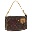 LOUIS VUITTON Monogram Perfo Pochette Accessoires Fucsia M95183 LV Auth ki3546 - Louis Vuitton