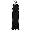 Diane von Furstenberg Neckholder-Kleid aus schwarzem Polyester - Diane Von Furstenberg