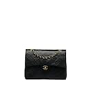 Chanel Medium Classic Matelasse Double Flap Shoulder Bag Leather Shoulder Bag in Good condition