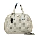Perforated Leather Prince Street Satchel - Coach