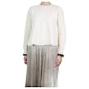 Cream ribbed wool-blend jumper - size S - 3.1 Phillip Lim