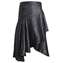 Dodo Bar Or Draped Midi Skirt in Black Polyester - Autre Marque