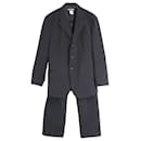 Taille de costume Issey Miyake en polyester noir