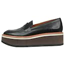 Black platform loafers with contrasted trim - size EU 39 - Robert Clergerie