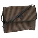FENDI Pecan Canvas Shoulder Bag Brown Auth ar10375b - Fendi
