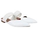 White Maisie Flat Mules - Autre Marque