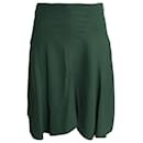 Chloe Paneled Knee-length Skirt in Green Acetate - Chloé