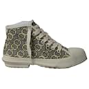 Tory Burch Buddy High-Top Sneakers in Multicolor Canvas 