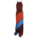 Bottega Veneta Asymmetric Maxi Dress in Multicolor Viscose