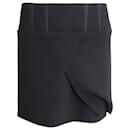 Minifalda Balenciaga en Acetato Negro
