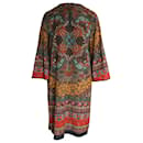 Robe tunique mi-longue imprimée Etro Free Spirit en laine multicolore