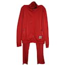 Dolce & Gabbana Tracksuit in Red Polyester