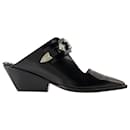 AJ1307 Sandals - Toga Pulla - Leather - Black