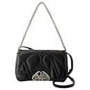 Bolso pequeño The Seal - Alexander Mcqueen - Piel - Negro