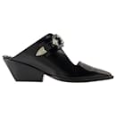 AJ1307 Sandalen - Toga Pulla - Leder - Schwarz