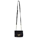 Off-White Soft Small Binder Clip Crossbody Bag in Black Leather - Off White