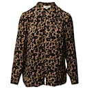 Ba & Sh Leopard Print Long Sleeved Blouse in Multicolor Viscose - Ba&Sh