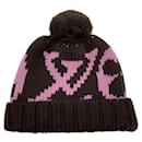 ***LOUIS VUITTON (Louis Vuitton)  Bonnet Grand Floor knit hat