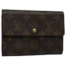 LOUIS VUITTON Monogram Porte Tresor Etui Papie Geldbörse M61202 LV Auth 54090 - Louis Vuitton