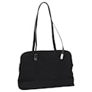 PRADA Shoulder Bag Nylon Canvas Black 002 1038 Auth bs8633 - Prada