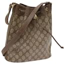 GUCCI GG Canvas Shoulder Bag PVC Leather Beige 001 115 6179 4023 Auth bs8584 - Gucci