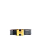 HERMES Cinturones T.cm 75 Cuero - Hermès