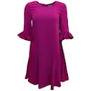 Jonathan Cohen Fuchsia Dress with Ruffle Bell Sleeves - Autre Marque