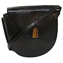 SAINT LAURENT Shoulder Bag Exotic leather Black Auth am5032 - Saint Laurent