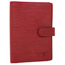 LOUIS VUITTON Epi Agenda PM Day Planner Cover Rojo R20057 LV Auth 55458 - Louis Vuitton